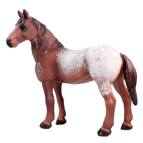 ERINGOGO Appaloosa- für hühner kinderknallzeug -Adornments Wildtiermodelle Pferdemodell Wohndekoration für Zuhause Landschaftsschmuck PVC von ERINGOGO