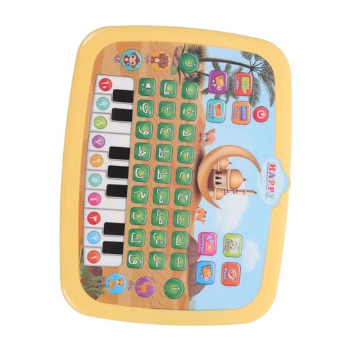 ERINGOGO Arabisch Lernmaschine Spielzeug Für Kleinkinder Tablet Mit Tastatur Kinder Tablet Alphabet Spielzeug Kinder Laptop Kinderspielzeug Kleinkind Tablet Kinder Tablet Laptops von ERINGOGO