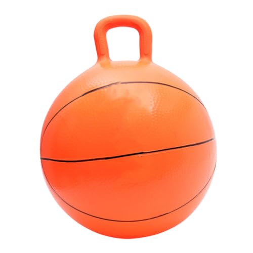 ERINGOGO Aufblasbarer Hüpfball Basketball Form Für Drinnen Und Draußen Aus Strapazierfähigem Material Fördert Bewegung Und Spielspaß Für Jungen Und Mädchen Geeignet von ERINGOGO