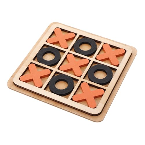 ERINGOGO Brettspiel Kinderspielzeug Xo Spiel Kinderzimmer Klassisches Familienbrettspiel Lernspielzeug Puzzlespiel Familienspiele Brettspiel Tischspiele Aus Holz von ERINGOGO