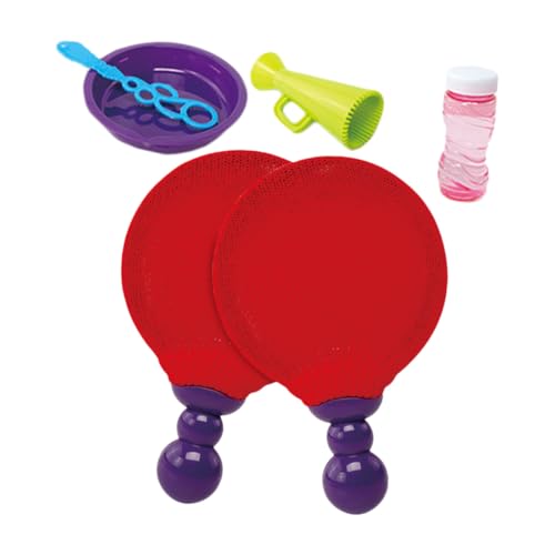 ERINGOGO Bubble Racket für Seifenblasen Robustes Set für Draußen und Drinnen Kreatives Design Erzeugt Viele Bunte Blasen für Garten Geburtstag Park und Strandspaß ERINGOGO Bubble Racket für Seifenblasen Robustes Set für Draußen und Drinnen Kreatives Design Erzeugt Viele Bunte Blasen für Garten Geburtstag Park und Strandspaß von ERINGOGO