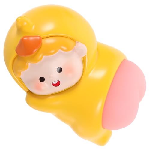 ERINGOGO Büro Desktop Lustiges Weiches Dehnbares Quetschspielzeug in Cartoon Form Angenehme Haptik Gelb Geschenk für Erwachsene ERINGOGO Büro Desktop Lustiges Weiches Dehnbares Quetschspielzeug in Cartoon Form Angenehme Haptik Gelb Geschenk für Erwachsene von ERINGOGO