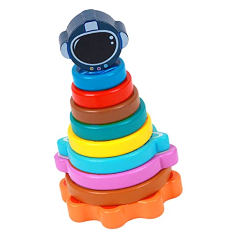 ERINGOGO Buntes Stapelring Planetendesign Lernspielzeug für Kleinkinder Ab Jahr Fördert Kreativität und Farbenverständnis ERINGOGO Buntes Stapelring Planetendesign Lernspielzeug für Kleinkinder Ab Jahr Fördert Kreativität und Farbenverständnis von ERINGOGO