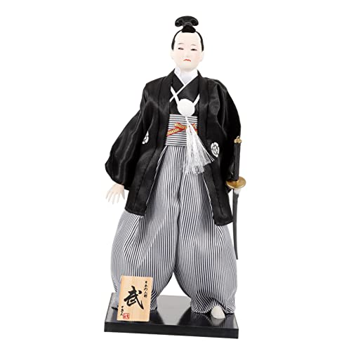 ERINGOGO Bushido Puppe Puppen Ninja Statue Puppenzubehör Japanisches Heimdekor Heimhandwerk Einweihungsgeschenk Japanisches Japanische Raumdekoration von ERINGOGO