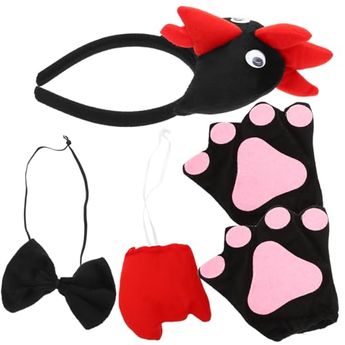 ERINGOGO Chicken Kostüm Set mit Kopfband Fliege und Handschuhen Hautfreundlich und Leicht für Ostern Halloween Tierpartys und Geburtstagsfeiern Lustiges Cosplay Zubehör für Mädchen ERINGOGO Chicken Kostüm Set mit Kopfband Fliege und Handschuhen Hautfreundlich und Leicht für Ostern Halloween Tierpartys und Geburtstagsfeiern Lustiges Cosplay Zubehör für Mädchen von ERINGOGO