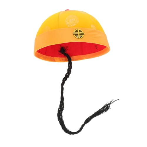 ERINGOGO Chinesischer Kaiserhut für Leichter Goldener Cosplay-hut mit Traditionellem Ponytail Authentisches Antikes Theater Rollenspiel-accessoire für Historische Kostüme und Kulturelle ERINGOGO Chinesischer Kaiserhut für Leichter Goldener Cosplay-hut mit Traditionellem Ponytail Authentisches Antikes Theater Rollenspiel-accessoire für Historische Kostüme und Kulturelle von ERINGOGO