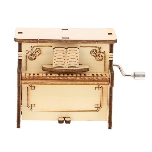 ERINGOGO DIY Holzpuzzle Spieluhr Bausatz Umweltfreundliches Musikinstrument Holzspielzeug kein Kleber Pädagogisches Klavier Modell Kreatives Bastelset für Langlebig und Sicher ERINGOGO DIY Holzpuzzle Spieluhr Bausatz Umweltfreundliches Musikinstrument Holzspielzeug kein Kleber Pädagogisches Klavier Modell Kreatives Bastelset für Langlebig und Sicher von ERINGOGO