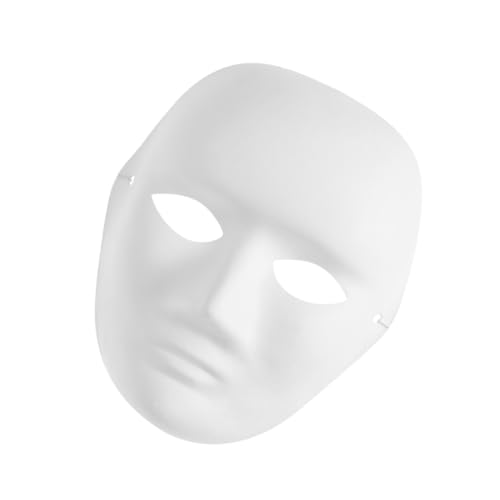 ERINGOGO DIY Weiße Pappmaske Männerporträt Elastisch Flexibel Bemalbare Papiermaske für Kostüm Fasching Maske zum Basteln und Bemalen ERINGOGO DIY Weiße Pappmaske Männerporträt Elastisch Flexibel Bemalbare Papiermaske für Kostüm Fasching Maske zum Basteln und Bemalen von ERINGOGO