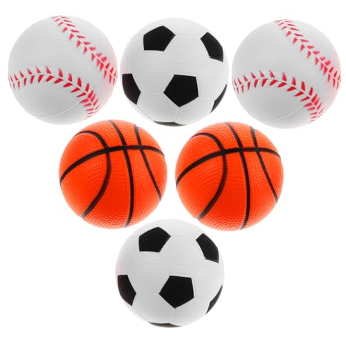 ERINGOGO Dehnbare Quetschbälle Fidget Für Mini Fußball Basketball Und Baseball Stressabbau Und Sensorisches Für Outdoor Aktivitäten Und Freizeitspaß von ERINGOGO