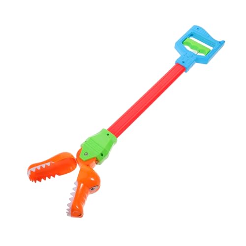 ERINGOGO Dinosaurier Mechanische Pickup Clip Greifer Müll Zange Manipulator Pick Up Clip Greifen Müll Clip Zubehör Sieb Kunststoff Orange von ERINGOGO