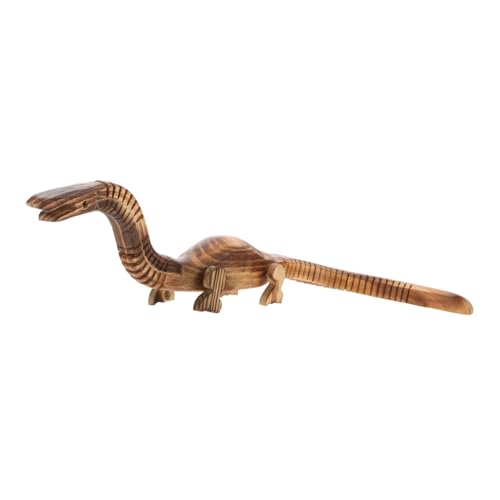 ERINGOGO Dinosaurier-Modell Realistischer Dinosaurier Winziger Modell-Dinosaurier Kleine Dinosaurierfiguren Tierstatue Simulationstier Dinosaurier-Figuren-modellbausatz Light Brown Hölzern von ERINGOGO