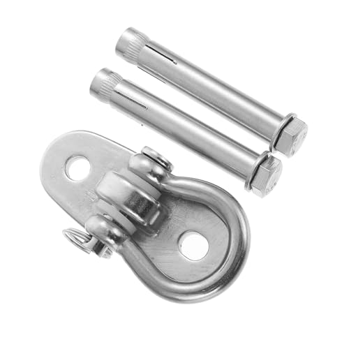 ERINGOGO Edelstahl Hammock Haken mit Schwenkfunktion Belastbarer Befestigungshaken für Hängematten Schaukeln Sandsäcke und Fitnessgeräte Mit Dübel Einfache Montage Vielseitig Einsetzbar ERINGOGO Edelstahl Hammock Haken mit Schwenkfunktion Belastbarer Befestigungshaken für Hängematten Schaukeln Sandsäcke und Fitnessgeräte Mit Dübel Einfache Montage Vielseitig Einsetzbar von ERINGOGO