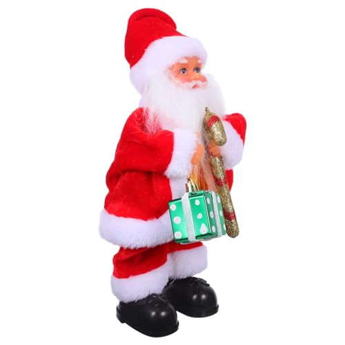 ERINGOGO Elektrische Weihnachtsmannpuppe mit Musik und beweglichen Niedliche Weihnachtsdekoration für Tisch und Party Interaktives Festtagsgeschenk für Familie ERINGOGO Elektrische Weihnachtsmannpuppe mit Musik und beweglichen Niedliche Weihnachtsdekoration für Tisch und Party Interaktives Festtagsgeschenk für Familie von ERINGOGO