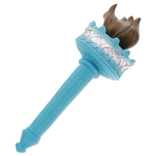 ERINGOGO Fackelkopfschmuck Freiheitsstatue-kostüm Für Frauen Accessoires Zur Freiheitsstatue Stirnband Mit Spikes Stirnband Mit Spikes Aufblasbare Krone Prinzessin Krone Vinyl Sky-blue von ERINGOGO