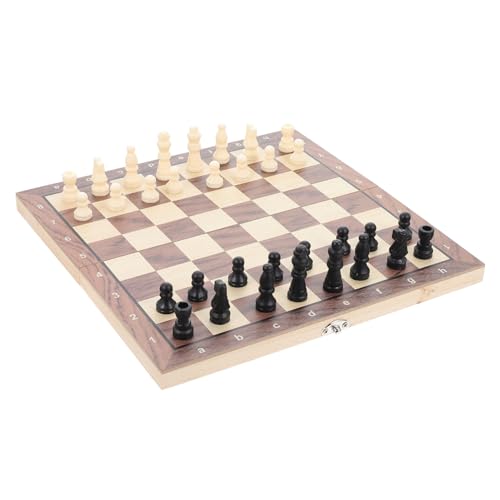 ERINGOGO Faltbares Holz Schachspiel Tragbares Schachbrett Magnetisch Edukatives Brettspiel für Erwachsene Geeignet für Reise und Freizeit ERINGOGO Faltbares Holz Schachspiel Tragbares Schachbrett Magnetisch Edukatives Brettspiel für Erwachsene Geeignet für Reise und Freizeit von ERINGOGO