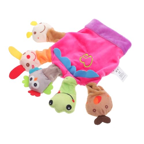 ERINGOGO Finger Puppen Abdeckung interaktives Kuscheltier handspielpuppen kindergeschenke Fantasiespielzeug spielzeuge Kinderspielzeug Fingerpuppen PP Baumwolle Rosa von ERINGOGO