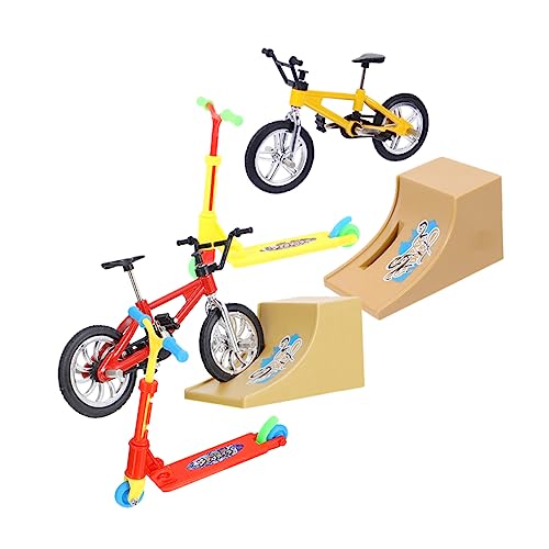 ERINGOGO Finger Roller Kit Für Mini Scooter Rampen Schreibtisch Bike Rampen Kit Tabletop Sportspielzeug Indoor Spaß Für Jungen Und Mädchen von ERINGOGO