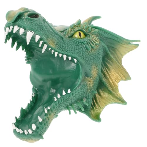 ERINGOGO Fliegendes Drachen-handpuppenspielzeug Kinderpuppen Geschichte Sprechende Handpuppe Marionette Kinderspielzeug Tierpuppen Puppen Mit Beweglichem Mund Handpuppentier Green von ERINGOGO