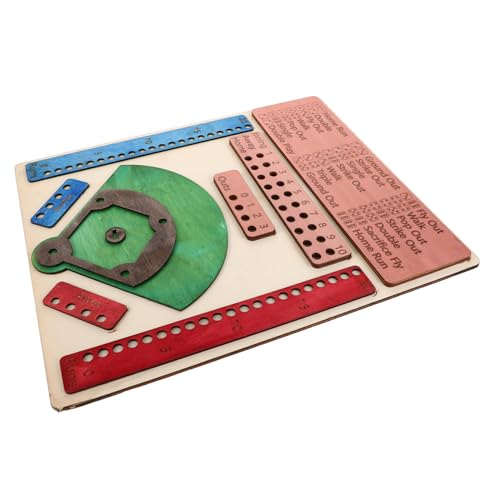 ERINGOGO Flipper-spielbrett Baseball-brettspiel Brettspiele Aus Holz Lustiges Brettspiel Lustige Spielbretter Brettspiel Aus Holz Partyzubehör Hölzern von ERINGOGO