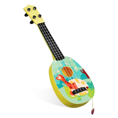 ERINGOGO Gitarren-Ukulele Für Gitarre Für Kleinkinder Gitarre Kindergitarren Ukulele Für Anfänger Kleine Gitarre Für Ukulele Gitarre Für Plastik von ERINGOGO