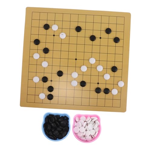 ERINGOGO Go Spielset mit Doppelseitigem und Holzbrett Leichter Tragbarer Bär-karton Strategisches Lernspiel für Anfänger Fördert Denkfähigkeit und Familienzeit ERINGOGO Go Spielset mit Doppelseitigem und Holzbrett Leichter Tragbarer Bär-karton Strategisches Lernspiel für Anfänger Fördert Denkfähigkeit und Familienzeit von ERINGOGO