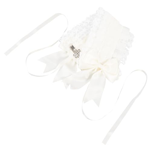 ERINGOGO Gothic Lolita Spitzen Stirnband mit Sternenmuster Komfortables Haarband für Frauen und Mädchen für Cosplay Party Maid Kostüm Milchweißes Lace Haarschmuck ERINGOGO Gothic Lolita Spitzen Stirnband mit Sternenmuster Komfortables Haarband für Frauen und Mädchen für Cosplay Party Maid Kostüm Milchweißes Lace Haarschmuck von ERINGOGO