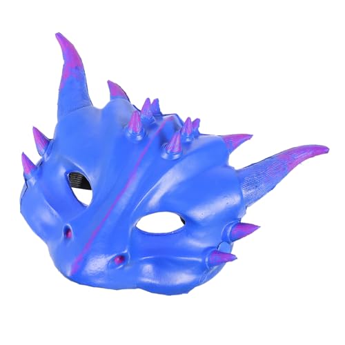 ERINGOGO Halloween-Maske Cosplay Masken Maskerade-Maske-Paar Kostüme unheimlich halloween costume halloween kleidung karnevalsparty Gesichtsmaske für Karnevalsmaske PU-Material Blue von ERINGOGO