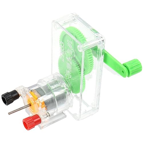 ERINGOGO Handkurbel Generator Für Experimente Elektro-Generator Für Physikunterricht Und Lernspielzeug Für Schüler Und Mittelschule Und Interaktiv ERINGOGO Handkurbel Generator Für Experimente Elektro-Generator Für Physikunterricht Und Lernspielzeug Für Schüler Und Mittelschule Und Interaktiv von ERINGOGO