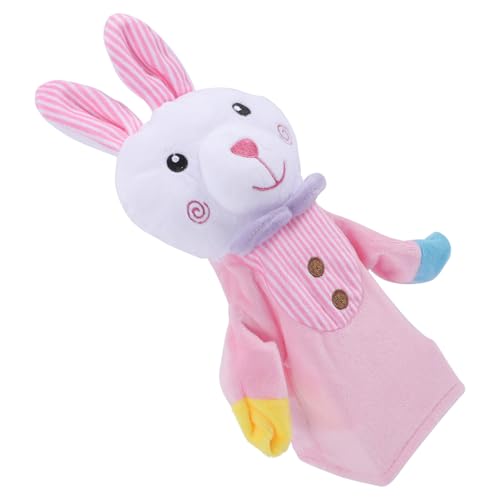 ERINGOGO Handpuppe Hase aus Weichem Baumwollstoff Interaktives Tierhandpuppen für Puppentheater Geeignet für Kleinkinder Niedliches Kuscheltier für Mädchen und Jungen ERINGOGO Handpuppe Hase aus Weichem Baumwollstoff Interaktives Tierhandpuppen für Puppentheater Geeignet für Kleinkinder Niedliches Kuscheltier für Mädchen und Jungen von ERINGOGO