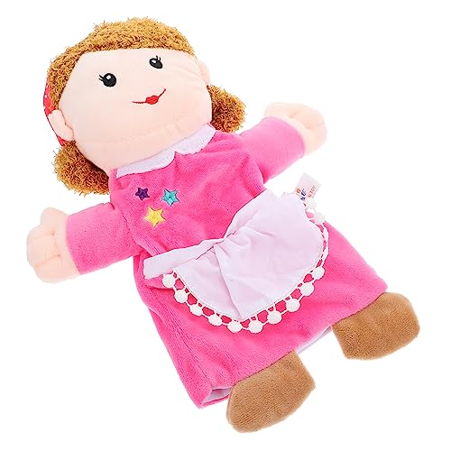 ERINGOGO Handpuppe Mama Für Interaktives Für Kindergarten Soft Handpuppe Zum Geschichtenerzählen Und Rollenspiel Für Eltern Spiele Und Aufführungen von ERINGOGO