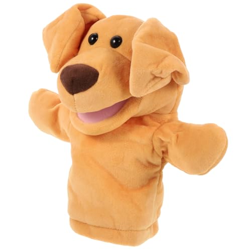 ERINGOGO Große üsch Hund Handpuppe Kuschelige Educational Handpuppe Für Perfekt Zum Geschichtenerzählen Und Weiche Stoff Handpuppe Für Kleinkinder von ERINGOGO