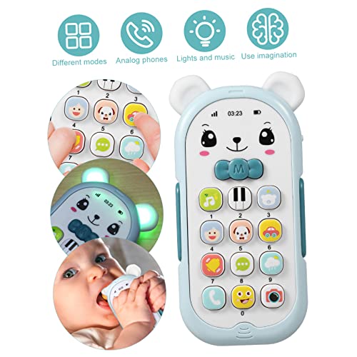 ERINGOGO Handyspielzeug für Kleinkind Babyspielzeug Handy Säuglinge spielmatte Handy kindertelefon -Telefon -Handy Elektronisches Bauteil von ERINGOGO