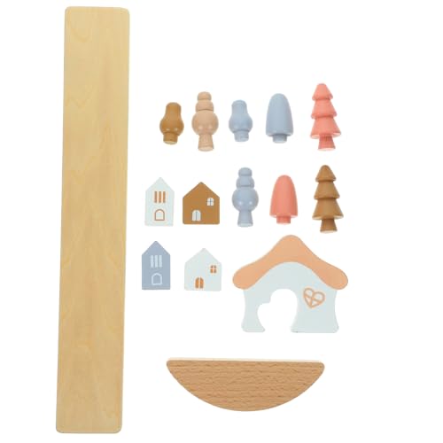 ERINGOGO Holz Balance Bauklötze Bunte Montessori Lernspielzeug für Kleinkinder Kognitive Sicherer Holzstoff für Jungen und Mädchen ERINGOGO Holz Balance Bauklötze Bunte Montessori Lernspielzeug für Kleinkinder Kognitive Sicherer Holzstoff für Jungen und Mädchen von ERINGOGO