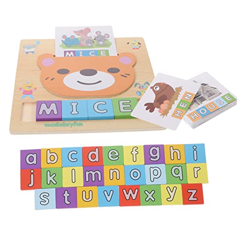 ERINGOGO Holz Buchstaben Lernspielzeug Alphabet Lernspiel Puzzle für Pädagogisches Montessori Rechtschreibspiel zur Feinmotorik und Eltern Junge Mädchen Interaktion ERINGOGO Holz Buchstaben Lernspielzeug Alphabet Lernspiel Puzzle für Pädagogisches Montessori Rechtschreibspiel zur Feinmotorik und Eltern Junge Mädchen Interaktion von ERINGOGO