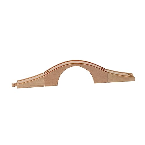 ERINGOGO Holz Eisenbahn Brücke Einspurige Zugstrecke aus Sicherem Naturholz Einfach Montierbar für Bauen und Langlebige Konstruktion für Jungen und Mädchen Ab Jahren ERINGOGO Holz Eisenbahn Brücke Einspurige Zugstrecke aus Sicherem Naturholz Einfach Montierbar für Bauen und Langlebige Konstruktion für Jungen und Mädchen Ab Jahren von ERINGOGO