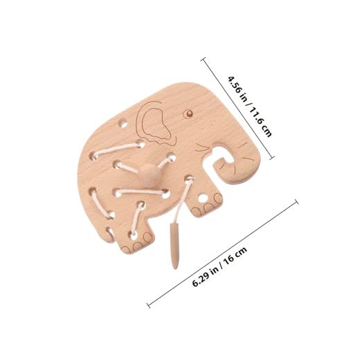 ERINGOGO Holz Lacing Toy Lernspielzeug mit Tiermotiv Montessori Motorikspielzeug Ab Jahr Holzspielzeug Hand Auge koordination und Logischem Denken Abgerundete Kanten Langlebig ERINGOGO Holz Lacing Toy Lernspielzeug mit Tiermotiv Montessori Motorikspielzeug Ab Jahr Holzspielzeug Hand Auge koordination und Logischem Denken Abgerundete Kanten Langlebig von ERINGOGO