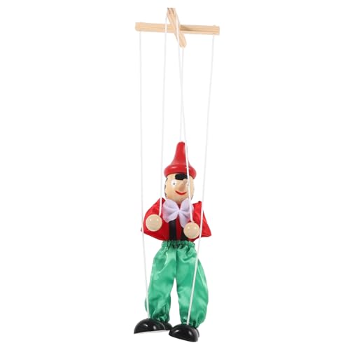 ERINGOGO Holz Marionettenpuppe mit Schnur Interaktives Marionettenspielzeug für Handgefertigte Holzfiguren Kreatives Puppentheater für Aufführungen und Spielerisches Lernen Zufällige Farbe ERINGOGO Holz Marionettenpuppe mit Schnur Interaktives Marionettenspielzeug für Handgefertigte Holzfiguren Kreatives Puppentheater für Aufführungen und Spielerisches Lernen Zufällige Farbe von ERINGOGO