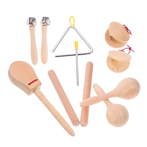 ERINGOGO Holz Percussion Instrumente Teilig Musikinstrumente Holzspielzeug Rhythmus Lernspielzeug für Hand Auge Koordination und Musikalische Früherziehung ERINGOGO Holz Percussion Instrumente Teilig Musikinstrumente Holzspielzeug Rhythmus Lernspielzeug für Hand Auge Koordination und Musikalische Früherziehung von ERINGOGO