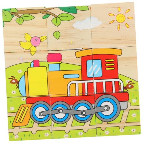 ERINGOGO Holz Puzzle Für Kleinkinder Teiliges Lernpuzzle Mit Verkehrstieren Pädagogisches Für Ideales Montessori Für Jahre von ERINGOGO