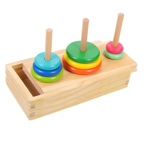 ERINGOGO Holz Stapelspielzeug Kreisringe Pädagogisches Holzspielzeug für Kleinkinder von Kreativität und Feinmotorik Sicheres Langlebiges Material Geeignet für Jungen und Mädchen Ab Jahr ERINGOGO Holz Stapelspielzeug Kreisringe Pädagogisches Holzspielzeug für Kleinkinder von Kreativität und Feinmotorik Sicheres Langlebiges Material Geeignet für Jungen und Mädchen Ab Jahr von ERINGOGO