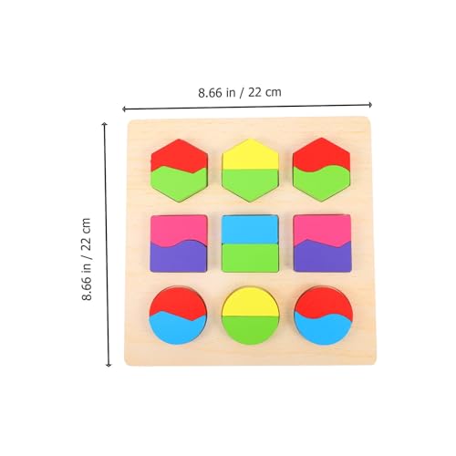 ERINGOGO Holzform Puzzle für Kleinkinder Pädagogisches Geometrisches Steckspiel Glatte Oberfläche Sichere Lernspielzeug Sensorische Entwicklung Geschenk für Junge Mädchen ERINGOGO Holzform Puzzle für Kleinkinder Pädagogisches Geometrisches Steckspiel Glatte Oberfläche Sichere Lernspielzeug Sensorische Entwicklung Geschenk für Junge Mädchen von ERINGOGO