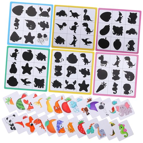 ERINGOGO Holzpuzzle Pädagogisches Schatten Matching Hand Auge koordination und Kognitiven Fähigkeiten Robuste Sichere Lernblöcke für Kleinkinder und Vorschulkinder ERINGOGO Holzpuzzle Pädagogisches Schatten Matching Hand Auge koordination und Kognitiven Fähigkeiten Robuste Sichere Lernblöcke für Kleinkinder und Vorschulkinder von ERINGOGO