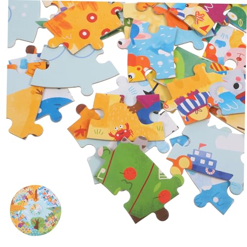 ERINGOGO Holzpuzzle Rund Pädagogisches Lernspielzeug mit Waldtier Motiven Langlebig Bruchsicher Fördert Hand Auge Koordination und Frühkindliche Entwicklung Geeignet für Kleinkinder ERINGOGO Holzpuzzle Rund Pädagogisches Lernspielzeug mit Waldtier Motiven Langlebig Bruchsicher Fördert Hand Auge Koordination und Frühkindliche Entwicklung Geeignet für Kleinkinder von ERINGOGO