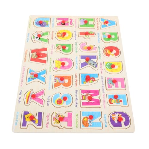 ERINGOGO Holzpuzzle Spanisches Alphabet und Zahlen Montessori Lernspielzeug für Kleinkinder Holzspielzeug Formensortierspiel zur Frühkindlichen Bildung und Hand Augen Koordination ERINGOGO Holzpuzzle Spanisches Alphabet und Zahlen Montessori Lernspielzeug für Kleinkinder Holzspielzeug Formensortierspiel zur Frühkindlichen Bildung und Hand Augen Koordination von ERINGOGO