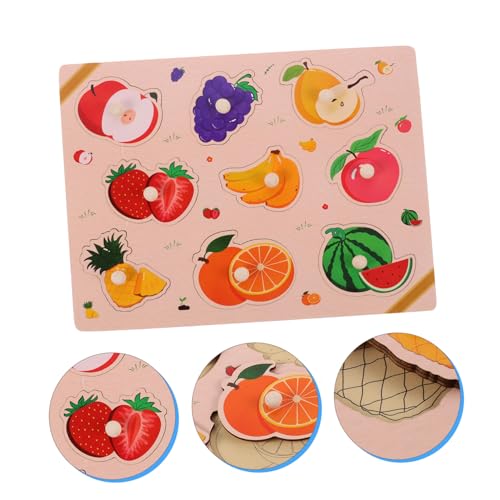 ERINGOGO Holzpuzzle für Jahre Teiliges Großes Greifspielzeug aus Holz mit Buntem Fruchtdesign Fördert Kognitive Fähigkeiten Feinmotorik und Logisches Pädagogisches Lernspielzeug ERINGOGO Holzpuzzle für Jahre Teiliges Großes Greifspielzeug aus Holz mit Buntem Fruchtdesign Fördert Kognitive Fähigkeiten Feinmotorik und Logisches Pädagogisches Lernspielzeug von ERINGOGO