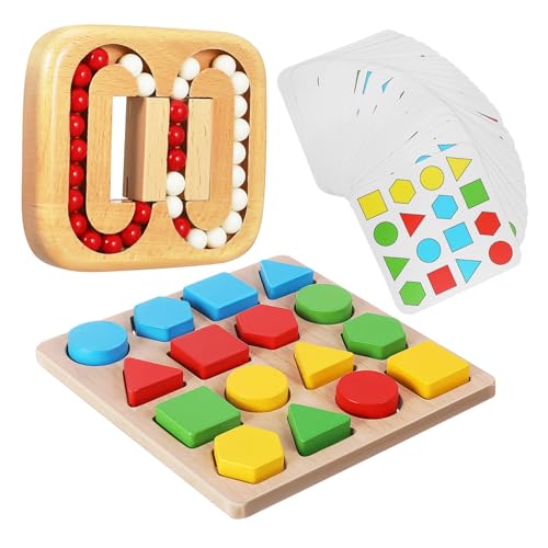 ERINGOGO Holzpuzzle für Senioren mit Rotierenden Perlen Kognitive Gedächtnisspiele zur Hand-Auge-koordination Tragbare Denkspiele für Ältere Erwachsene Fördert Gedächtnis und Gehirntraining ERINGOGO Holzpuzzle für Senioren mit Rotierenden Perlen Kognitive Gedächtnisspiele zur Hand-Auge-koordination Tragbare Denkspiele für Ältere Erwachsene Fördert Gedächtnis und Gehirntraining von ERINGOGO