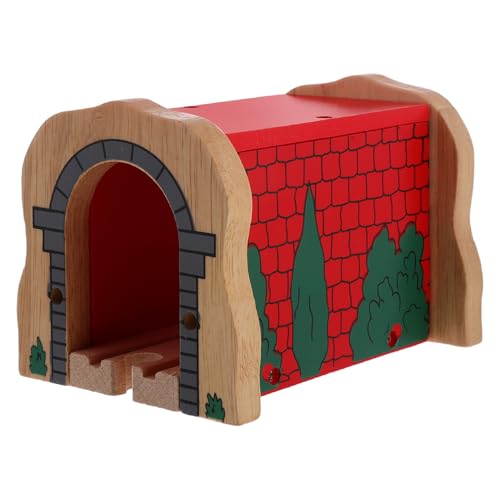 ERINGOGO Holzspielzeug Eisenbahn Tunnel Modell Holz Zugtunnel Zubehör für Bahnstrecke Kreatives Spiel für Jungen und Mädchen Zuhause und Kindergarten ERINGOGO Holzspielzeug Eisenbahn Tunnel Modell Holz Zugtunnel Zubehör für Bahnstrecke Kreatives Spiel für Jungen und Mädchen Zuhause und Kindergarten von ERINGOGO