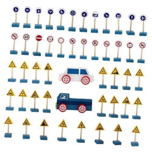 ERINGOGO Holzspielzeug Verkehrsschilder Realistisch Gestaltete Lernspielzeuge zur Sicheren Straßenverkehrserkennung für Vorschulkinder Pädagogisch ERINGOGO Holzspielzeug Verkehrsschilder Realistisch Gestaltete Lernspielzeuge zur Sicheren Straßenverkehrserkennung für Vorschulkinder Pädagogisch von ERINGOGO