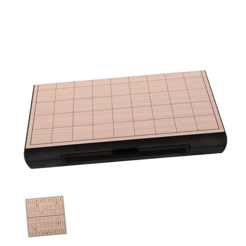 ERINGOGO Japanisches Schach zusammenklappbares Brettspiel Magnetschach Japanisches Brettspiel reisespiele familienspiel Schachbrett magnetisches Dame-Brettspiel p.s von ERINGOGO