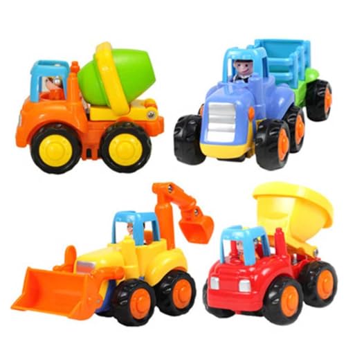 ERINGOGO Kinderauto Kipper Auto Pull Back Auto Für Frühes Lernspielzeug Hellgrün Für Jungen Und Mädchen Baustellenfahrzeuge Für Kreatives von ERINGOGO